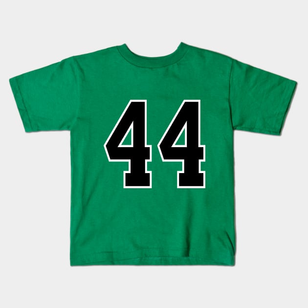 Number 44 Kids T-Shirt by colorsplash